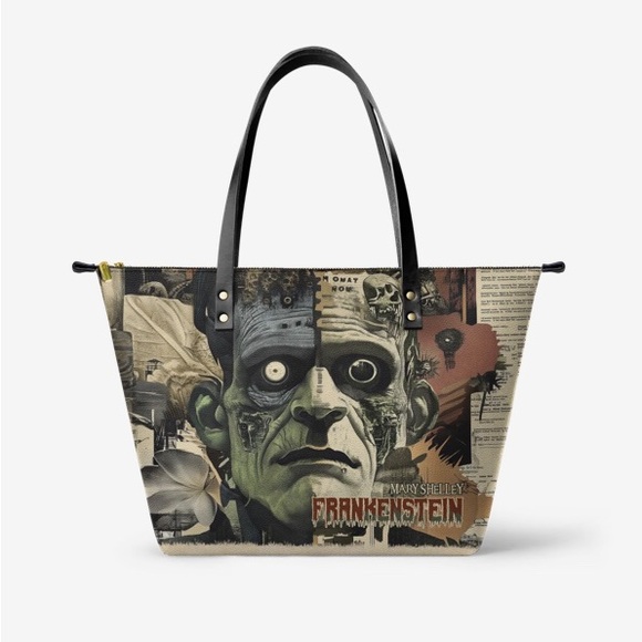 Lettoria Handbags - Lettoria Frankenstein Old Parchment Leather Handbag